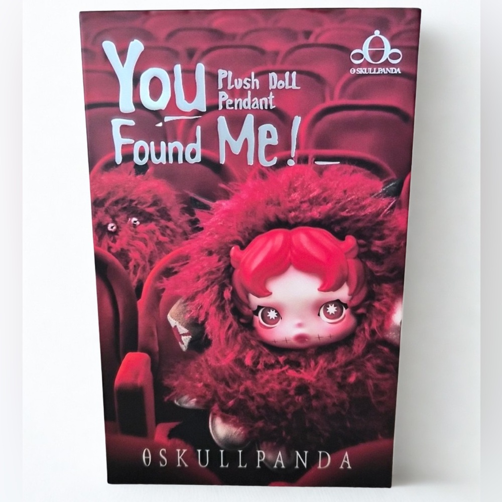 POPMART SKULLPANDA YOU FOUND ME Plush Pendant SEALED AUTHENTIC-SNEAKY CHESTNUT - Picture 2 of 6